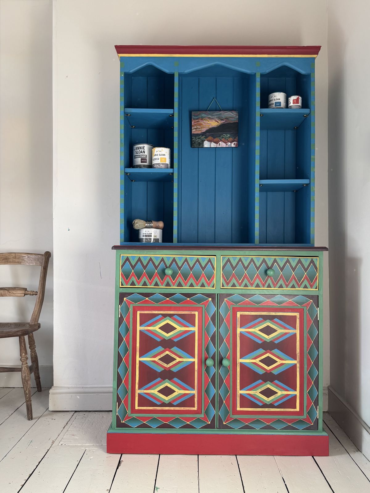 Hand Painted Welsh Dresser photo furniture