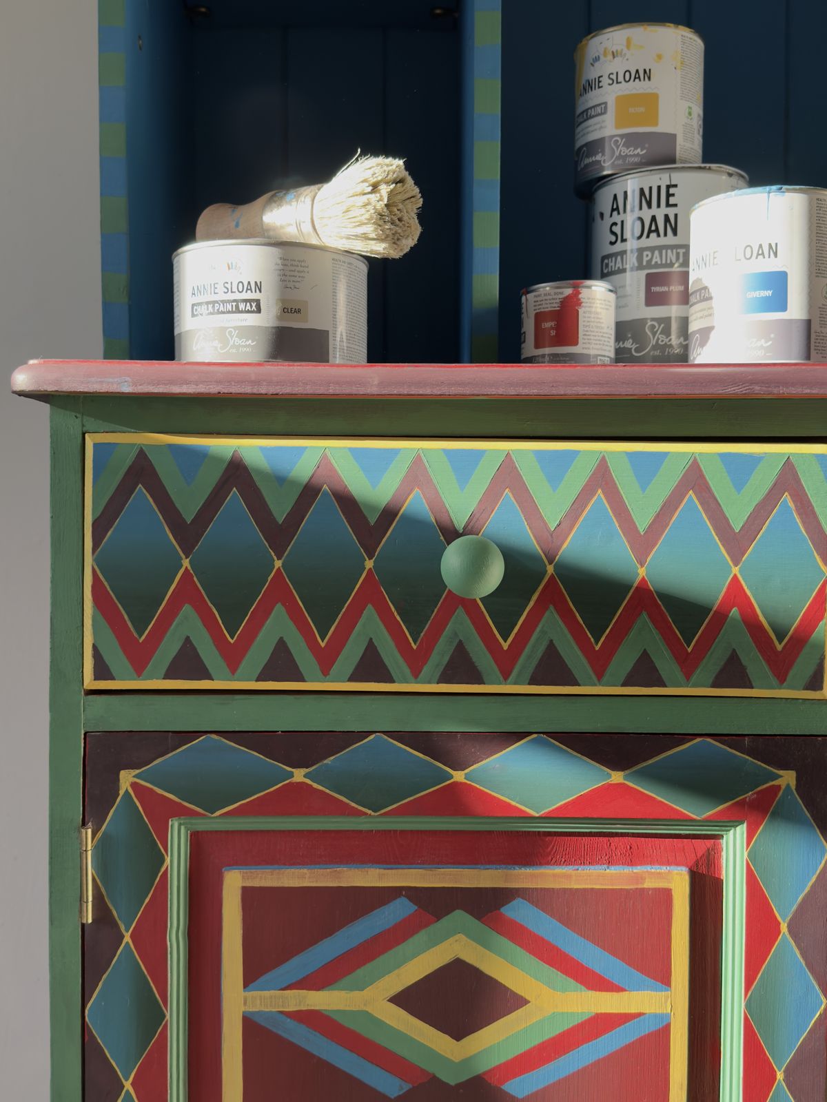 Hand Painted Welsh Dresser photo Furniture