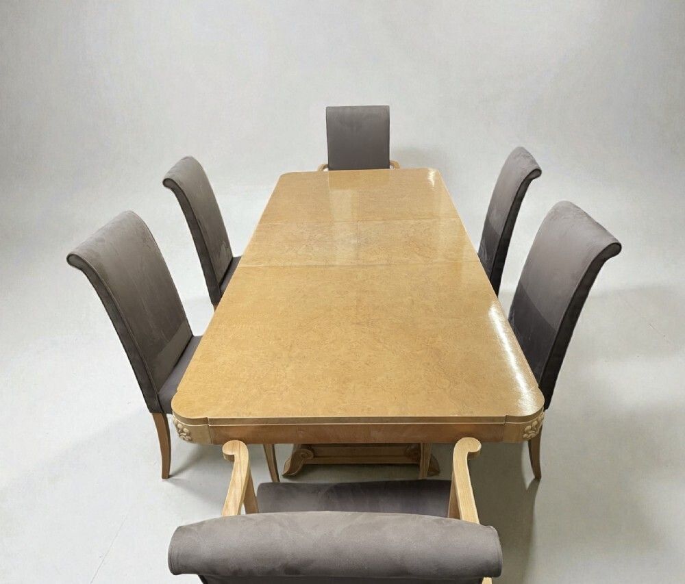 Fine Art Deco Hille Dining Table And Six Chairs photo Furniture