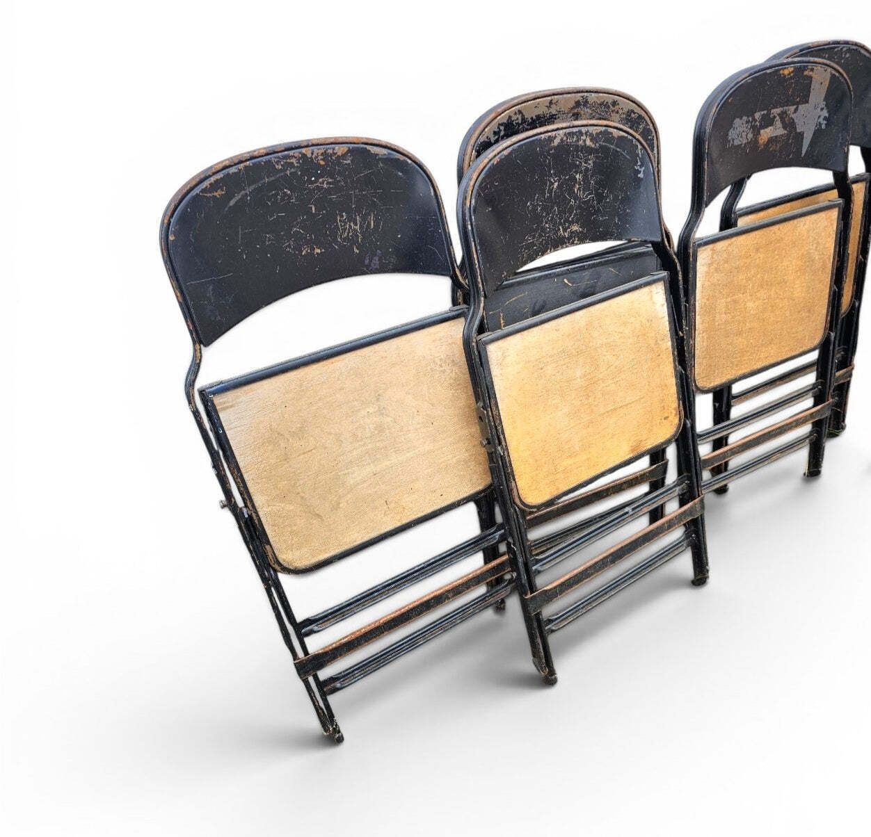 12 X Clarin Corporation Folding Chair / USA 1920s photo buy