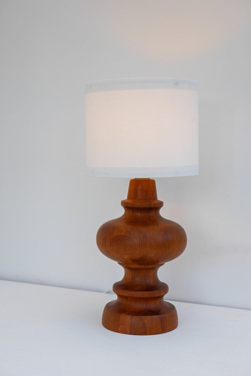 photo buy Mid Century Modern Scandinavian Oak Table Lamp From Möllers