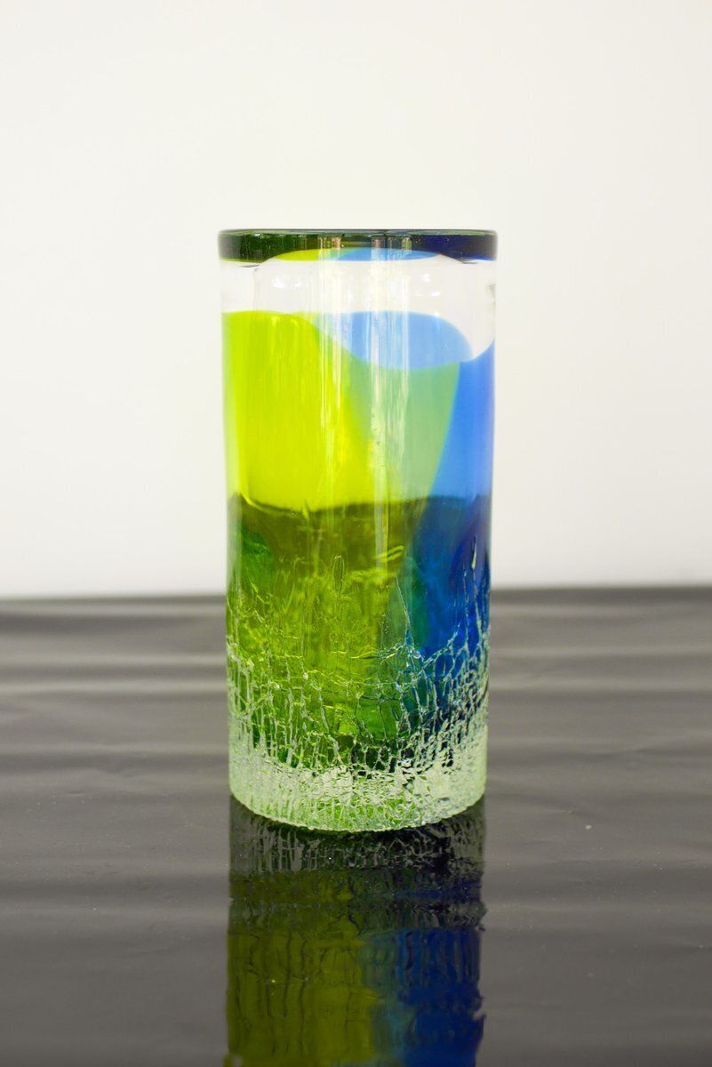 Scandinavisch kunstglas – Unik vaas van Göran Wärff voor Kosta Boda, Zweden, jaren 1980 photo buy