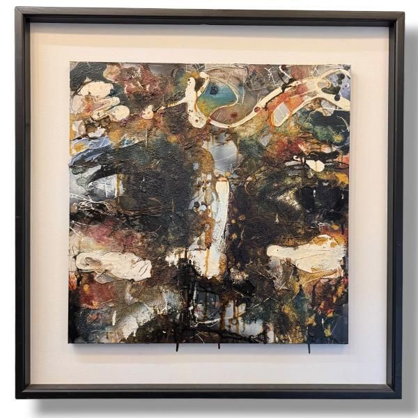 Charles Harrison ‘Portent’ Mixed Media On Canvas