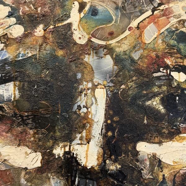 Charles Harrison ‘Portent’ Mixed Media On Canvas photo vinterior