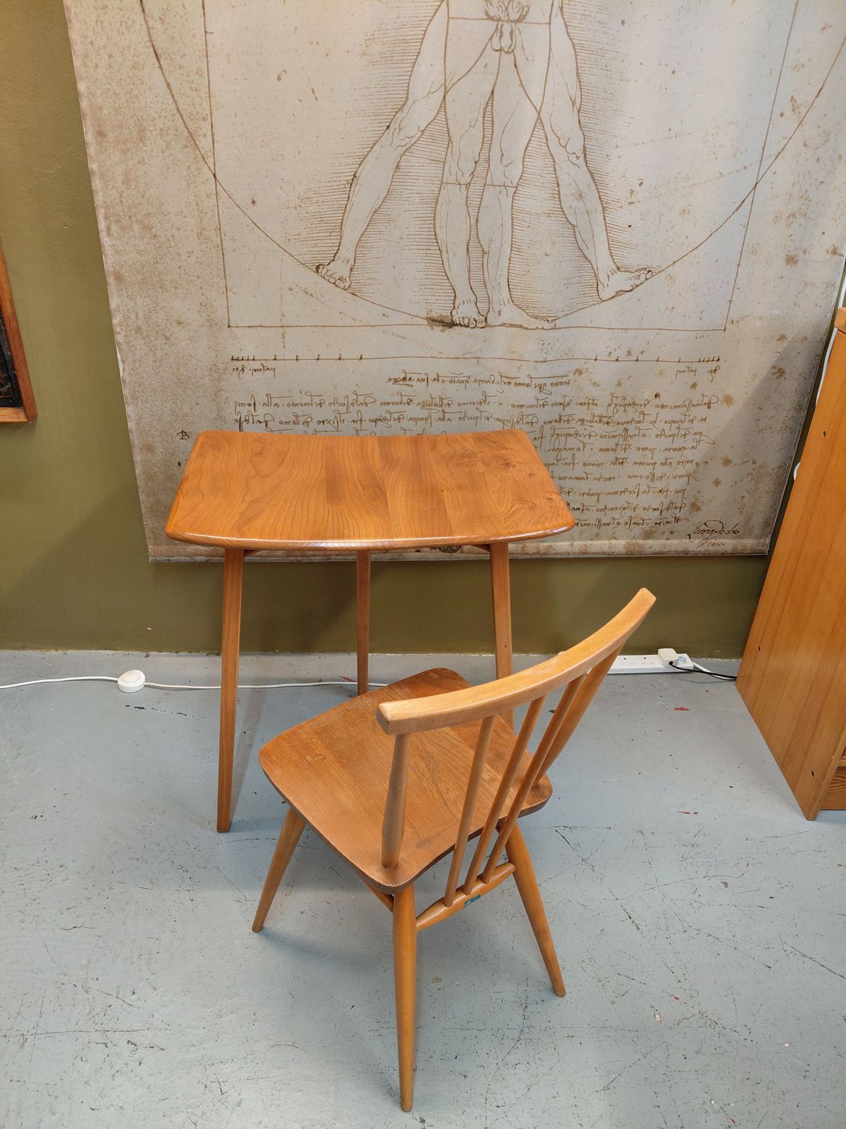 1950s Ercol Blonde Extension Table / Model 265