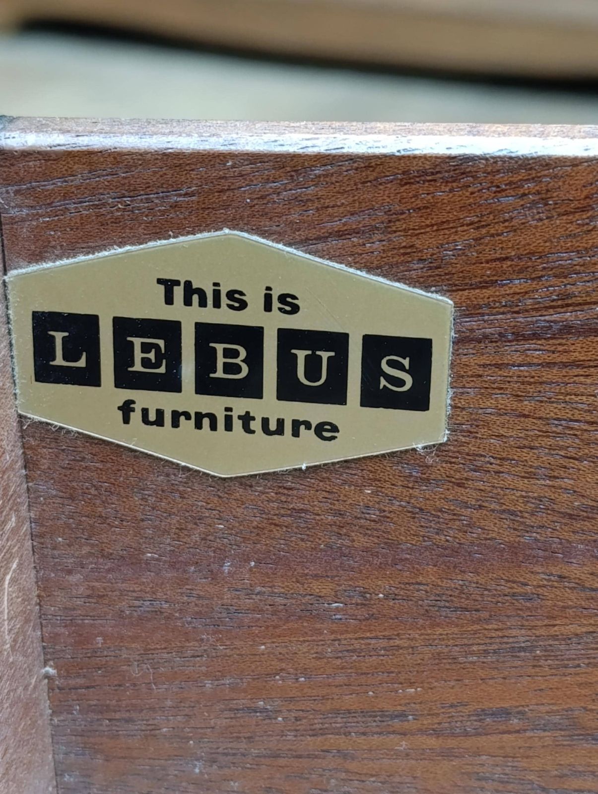 Early 1960s Lebus Dressing Table / Vanity Unit With Adjustable Oval Mirror photo 295.0