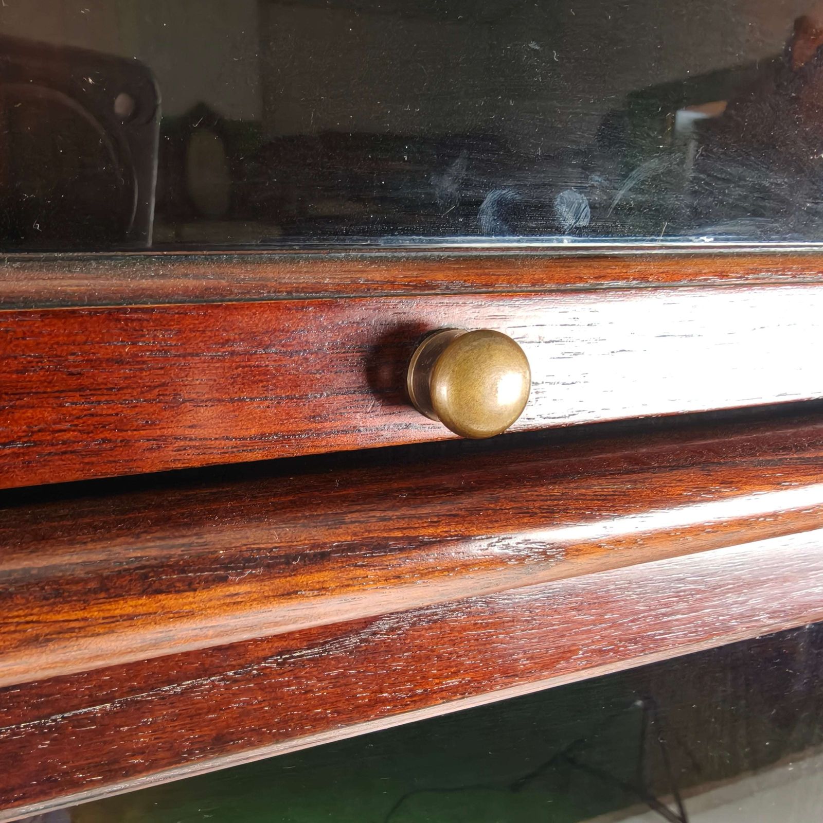 Late 20th Century Hardwood Barrister Bookcase photo vintage