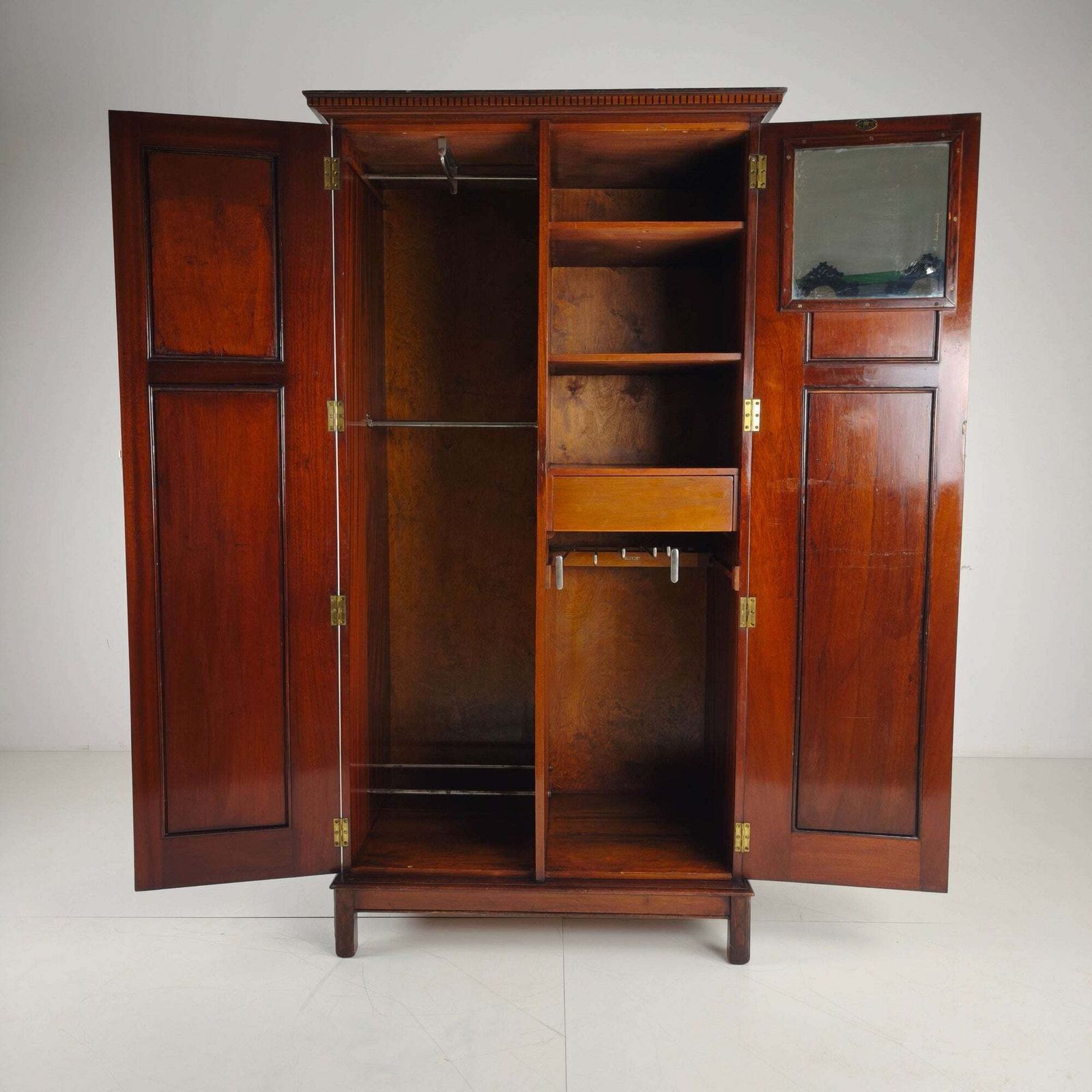 Early 20th Century Maple & Co. Gentleman’s Wardrobe photo for sale