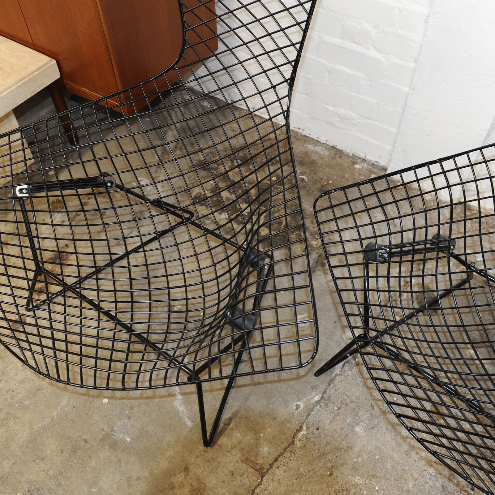 Pair Of Bird Chairs By Harry Bertoia For Knoll, 1950s, Set Of 2 photo Furniture