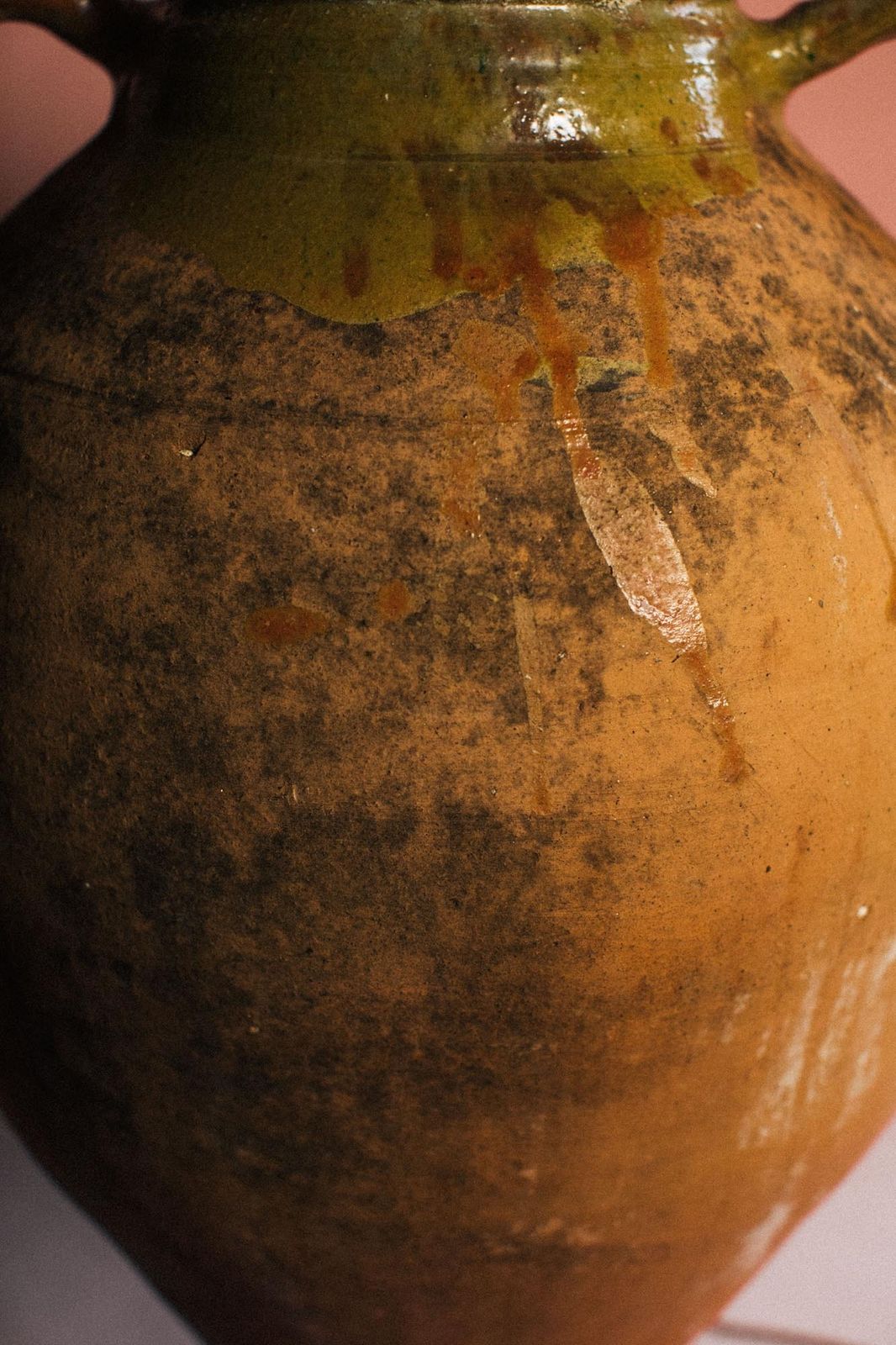 Moss Glaze Statement Lamp photo for sale