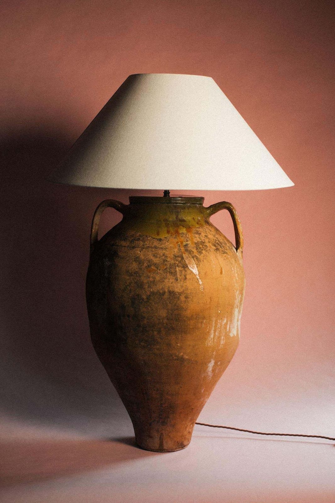 Moss Glaze Statement Lamp photo vinterior