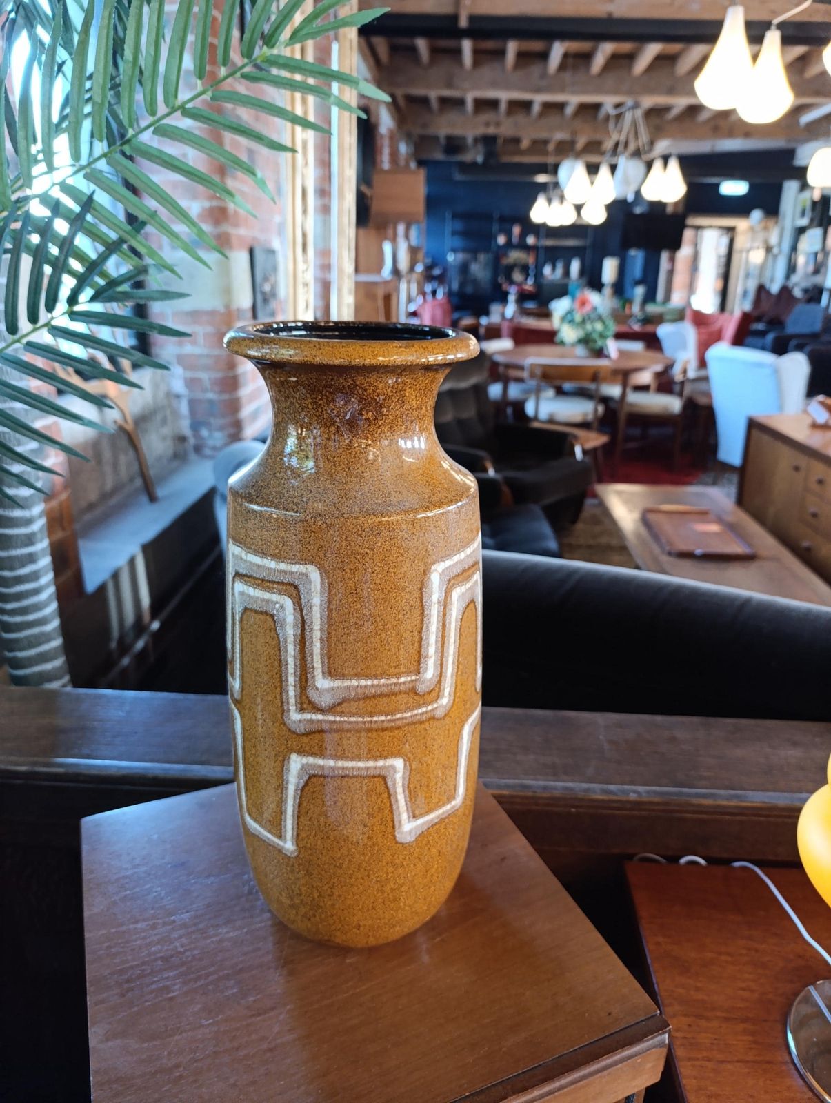 Large 1960s Scheurich Keramik Model 239 41 | West German Floor Vase | Fat Lava Movement photo furniture