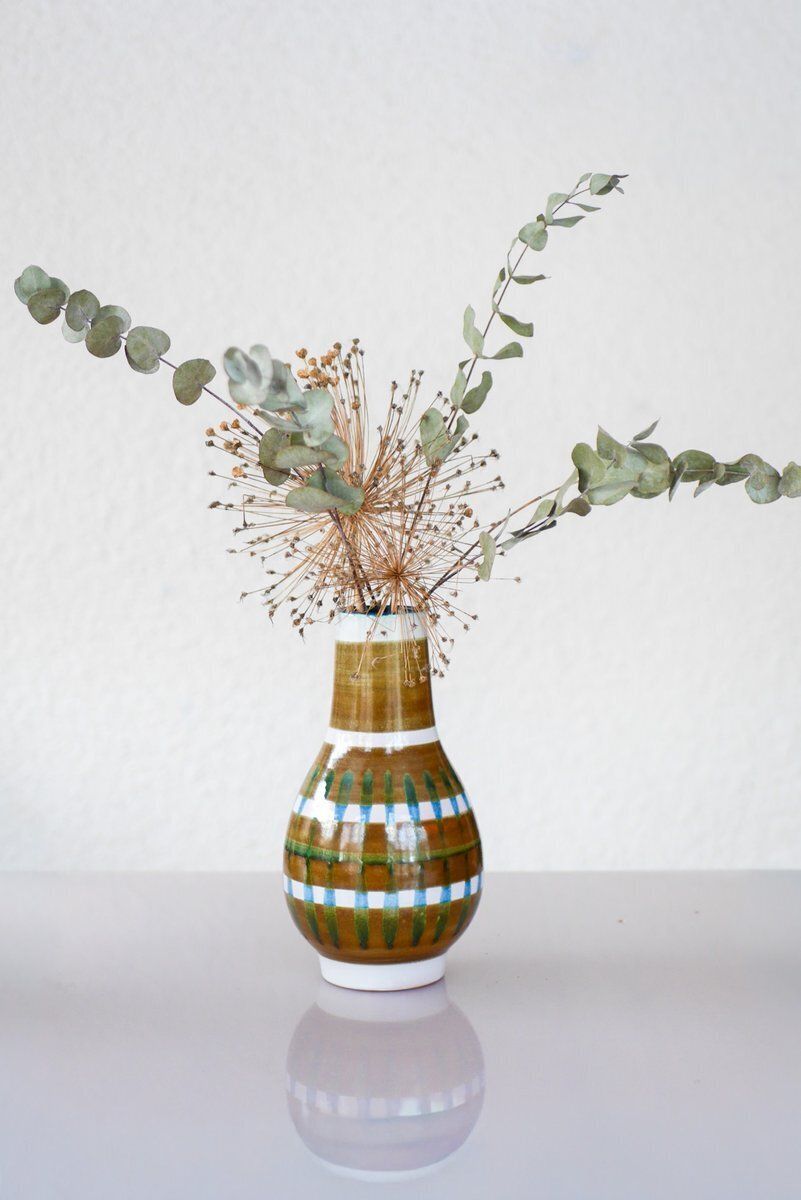 photo for sale Faenza Vase By Ingrid Atterberg For Upsala Ekeby, Sweden, 1960