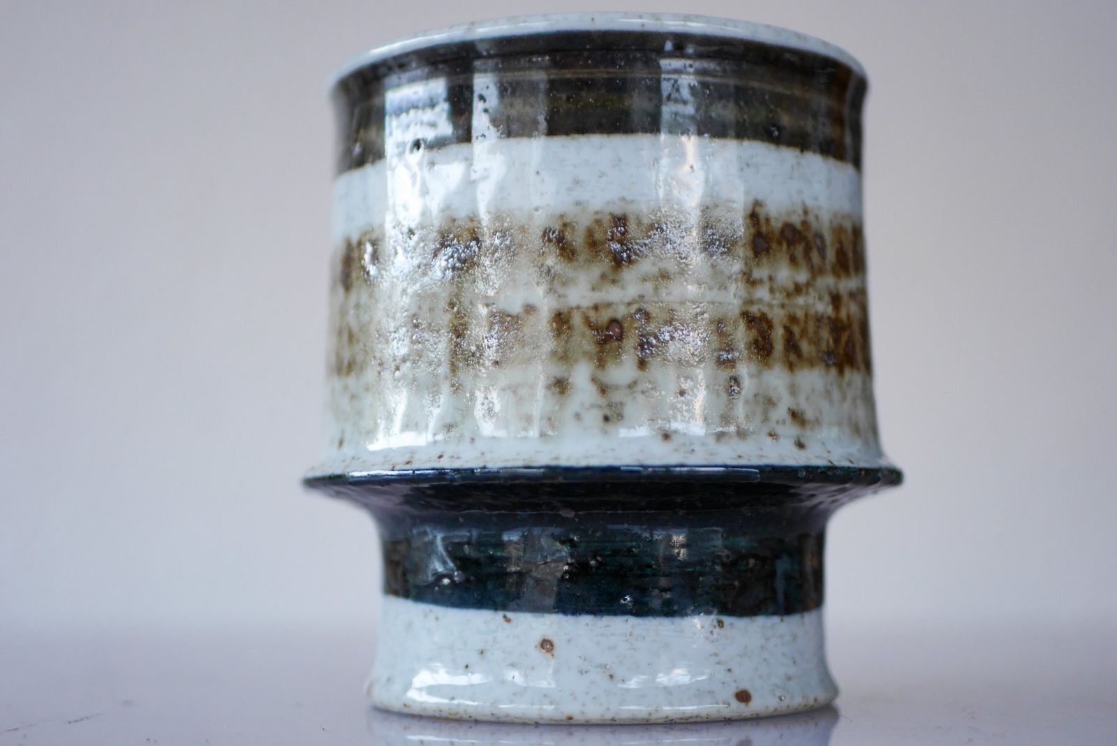 photo vinterior Vase céramique mid-century moderniste Rörstrand, par Inger Persson, Suède, années 1970