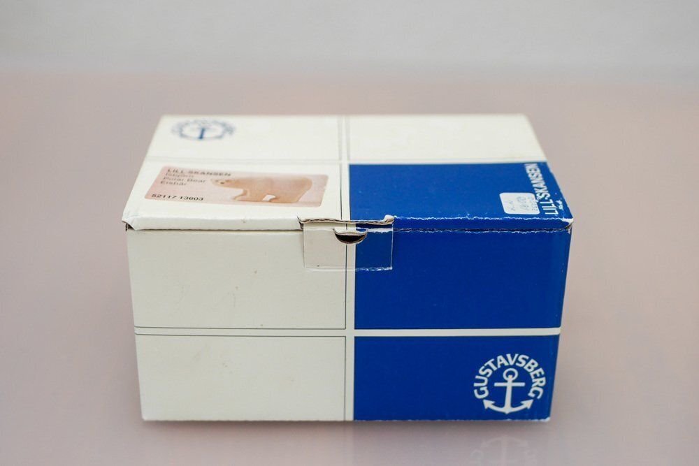 photo for sale Ijsbeerfiguur in geglazuurd steengoed van Lisa Larson voor Gustavsberg, jaren 1970