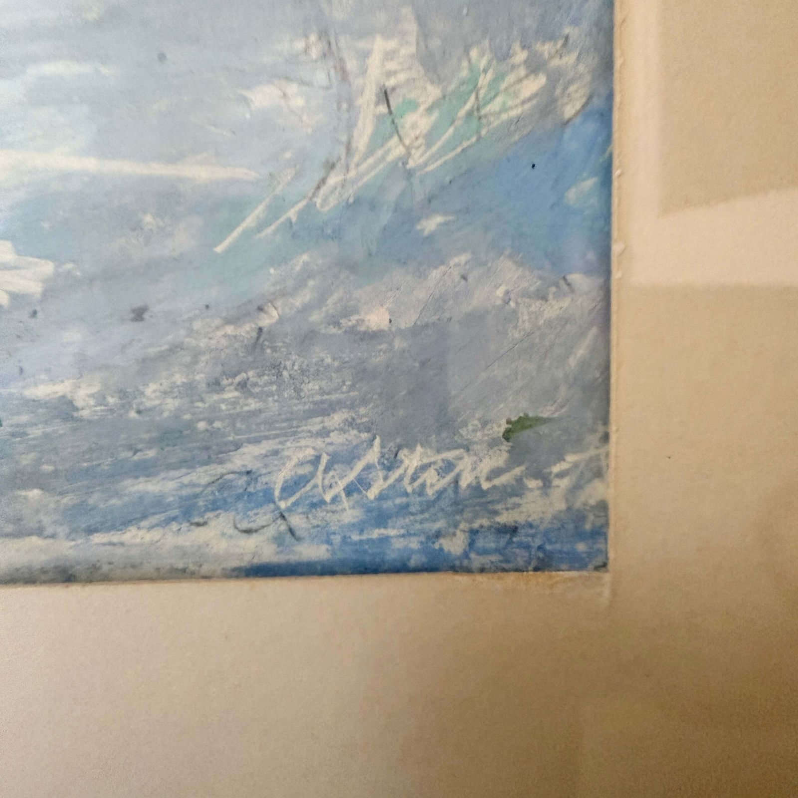 Scandi Summer Nights. Vintage Scandinavian Pastel Painting. photo 164.0