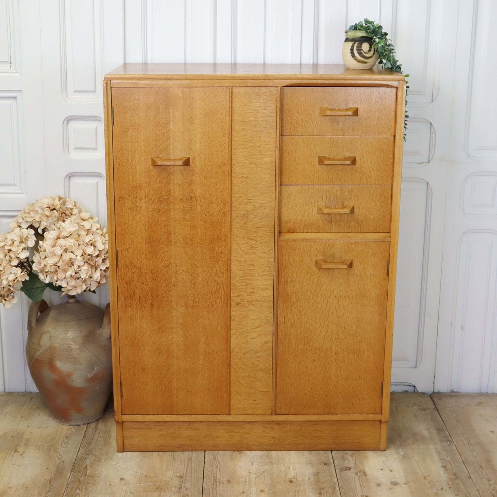 Mid Century G Plan Brandon Gentleman's Compactum Wardrobe 0606a photo vinterior