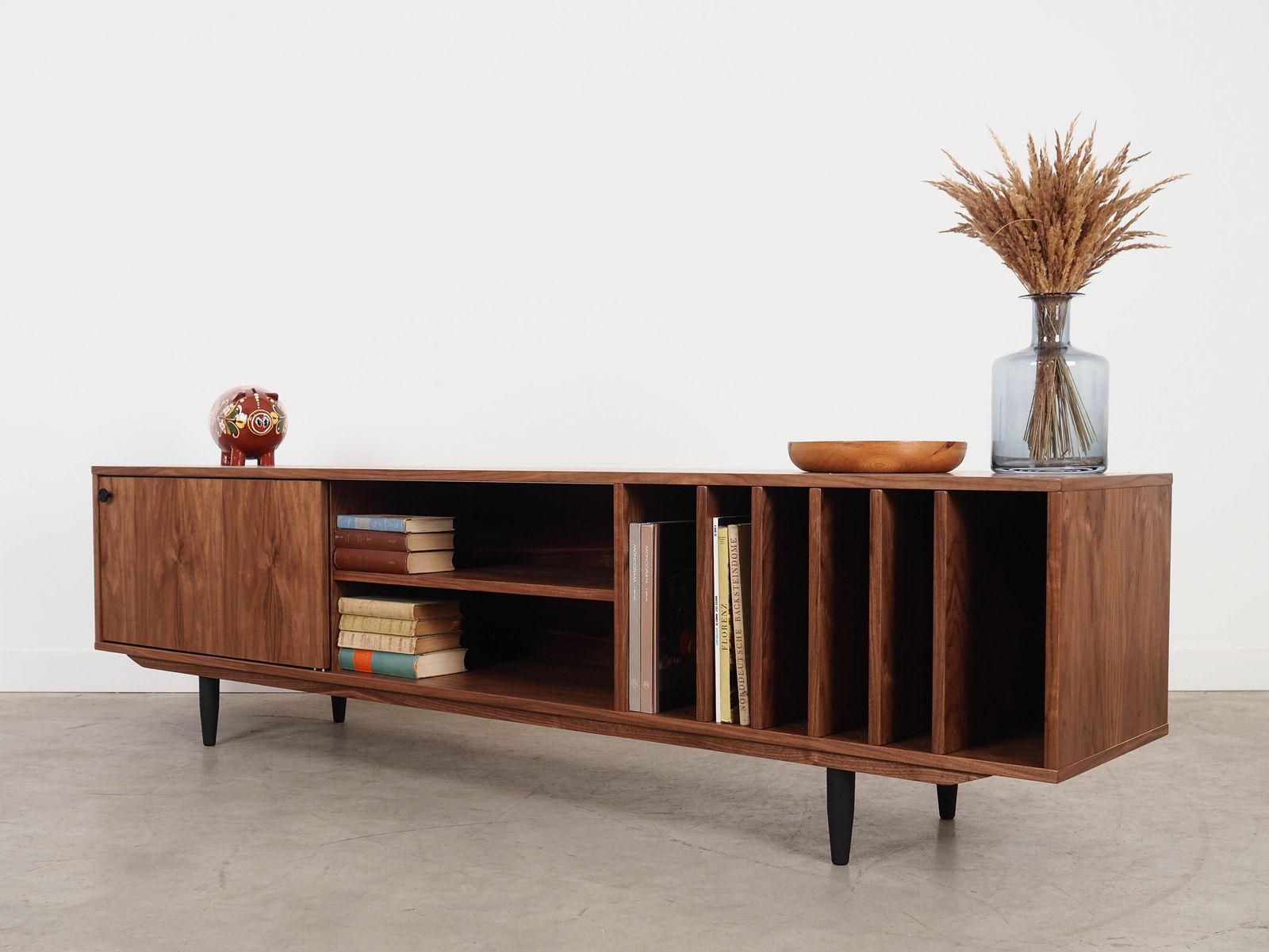 Walnut Sideboard, Scandinavian Design photo vintage