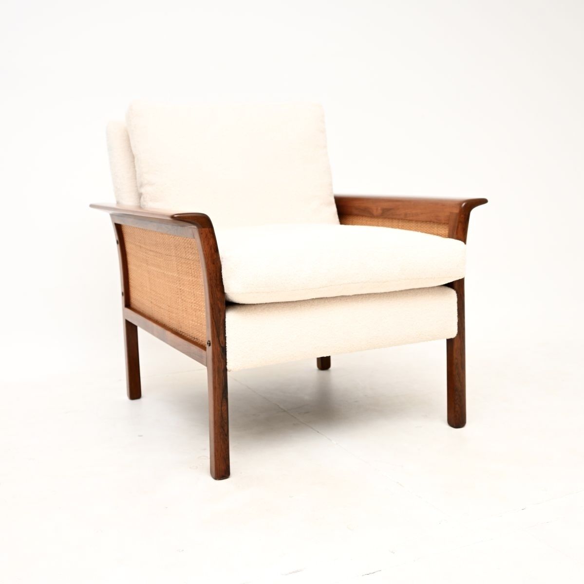 Furniture Pair Of Vintage Scandinavian Rosewood Armchairs By Knut Sæter For Vatne Mobler photo