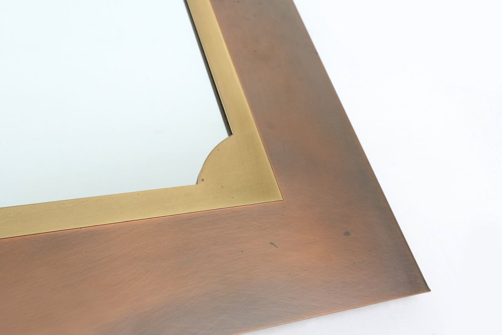 Graphical Mirror From Belgo Chrome, Belgium, 1980s photo vinterior