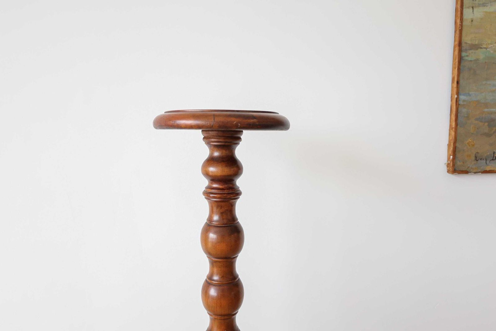 Vintage Bobbin Pedestal, Italy, 1960s. photo vintage