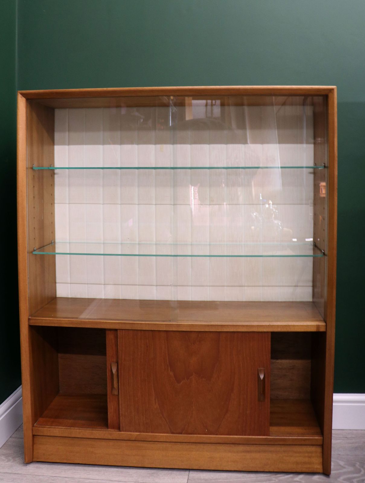 A Lovely & Very Usable Mid Century Bookcase Or Display Cabinet By The Renowned Maker Herbert Gibbs. photo Furniture
