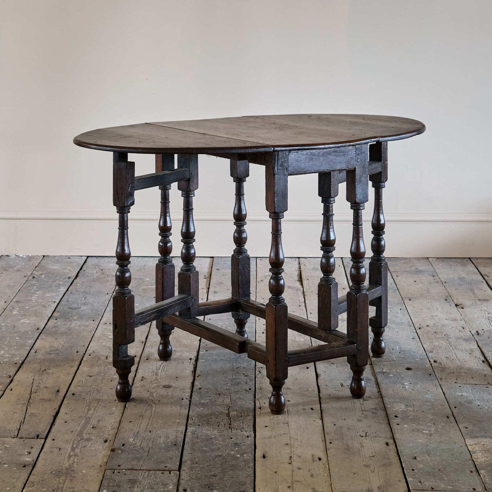 Small Oak Gateleg Table, 1800s