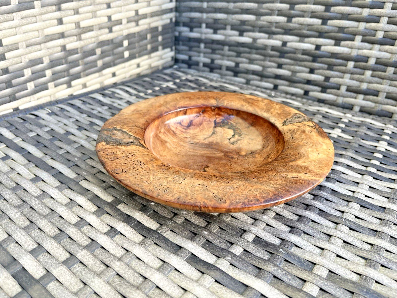 Vintage River Red Gum Burl Ken Staff Australia Burr Wood Treen Live Edge Bowl photo vinterior