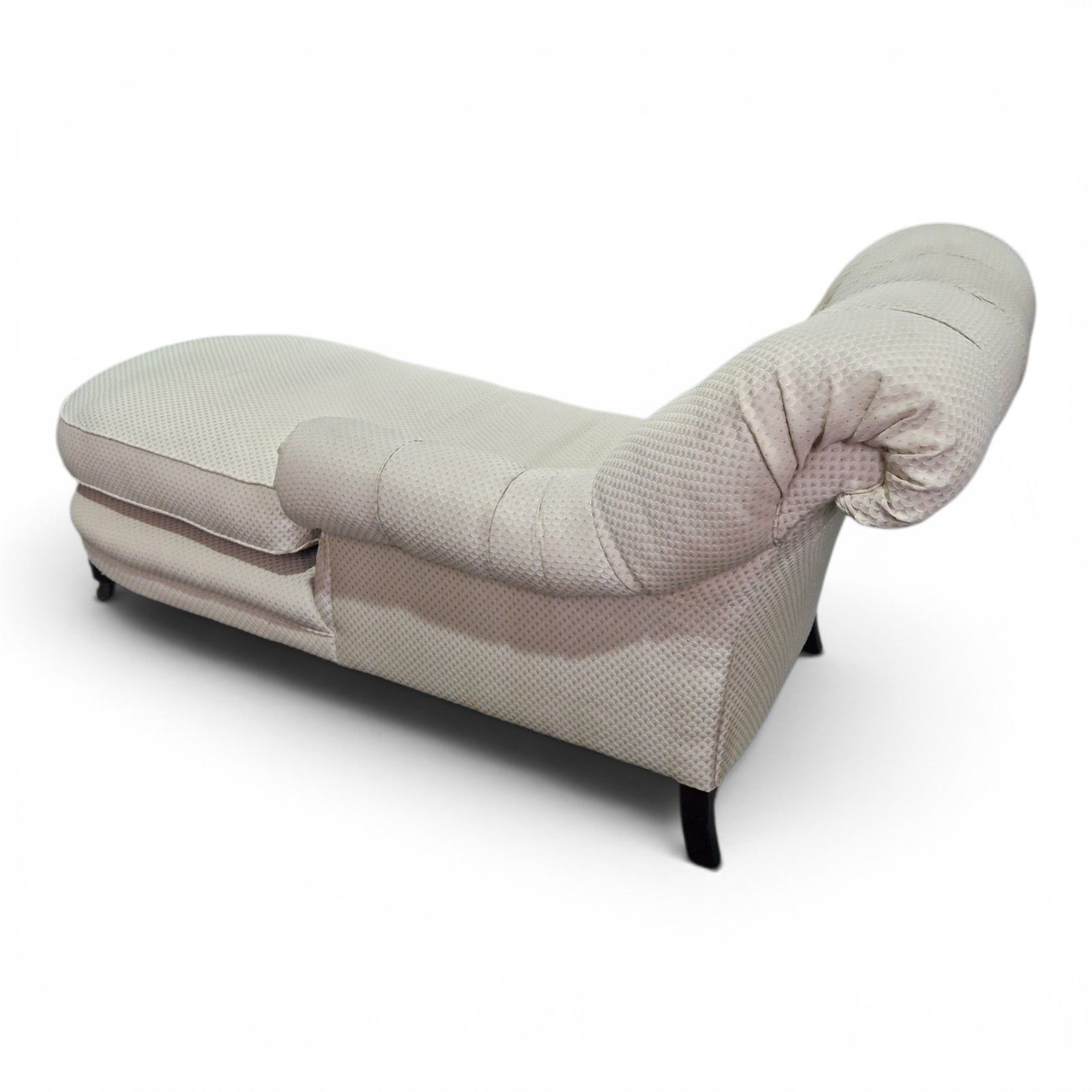 250.0 Victorian Style Chaise Longue Button Back Daybed Lounge Chair Sofa Settee photo