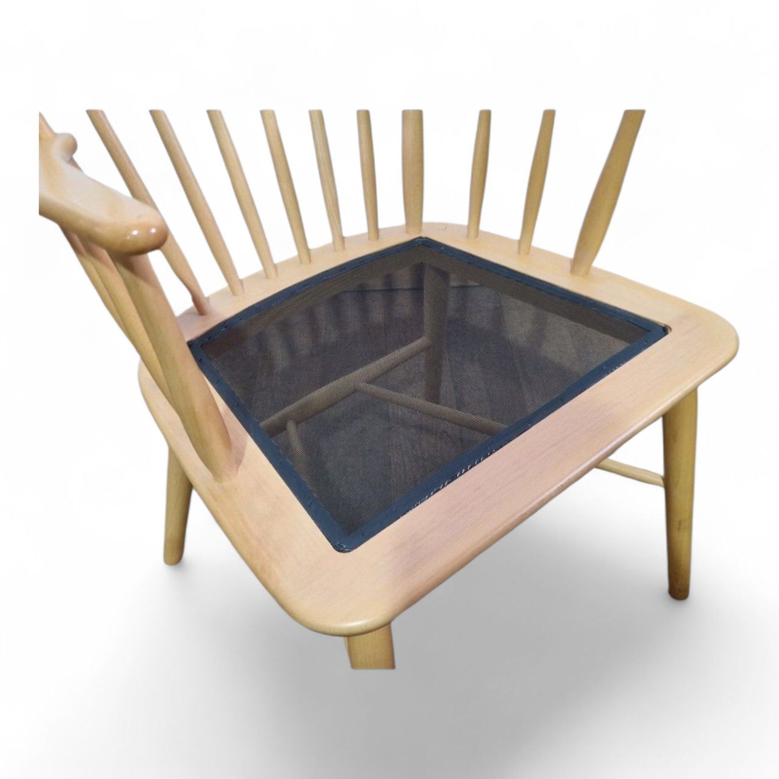 Farstrup Danish Beech Armchair Mid Century Modern Scandinavian Windsor Chair photo vintage