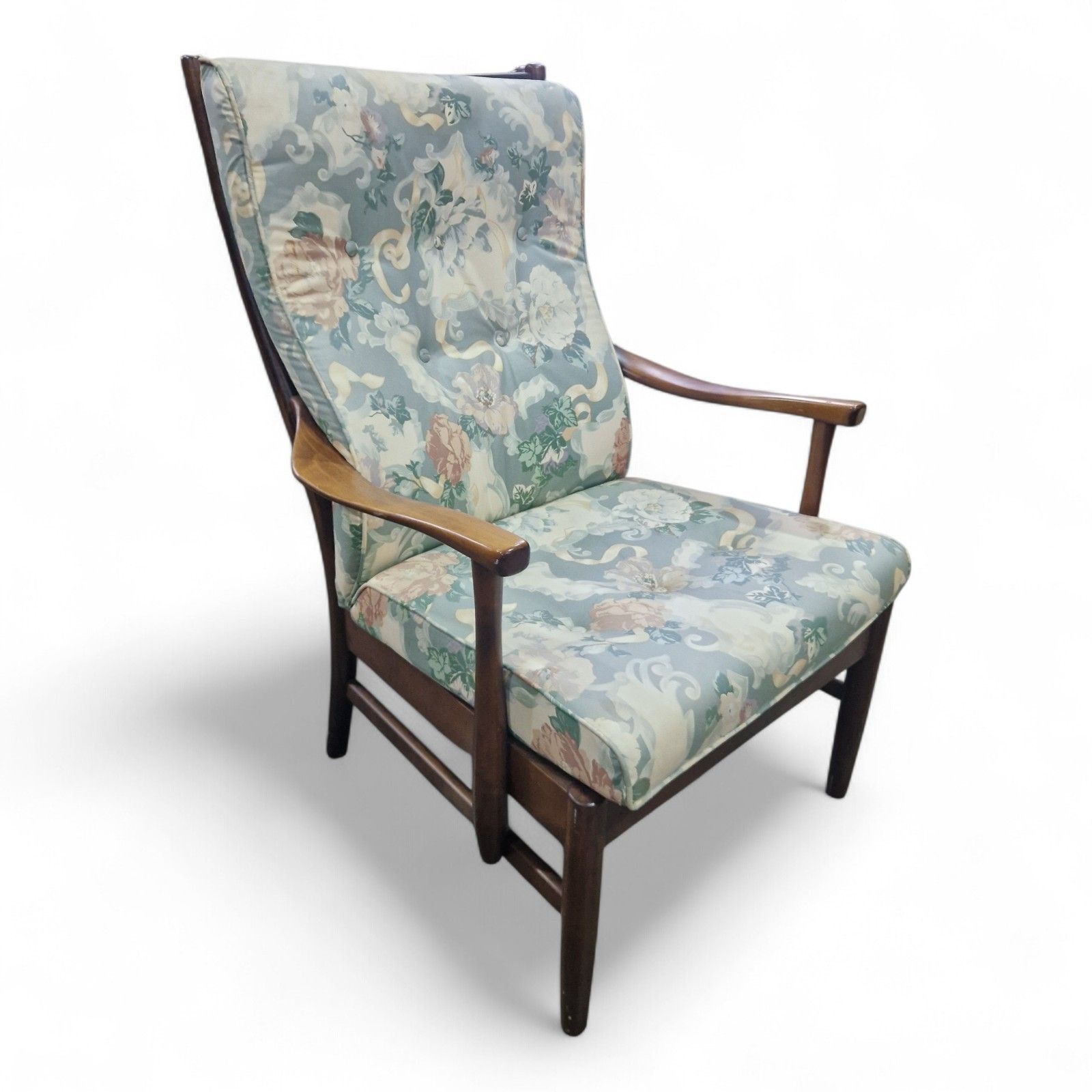 Danish Mid Century Modern Armchair Teak Lounge Chair Vintage Scandinavian photo 125.0