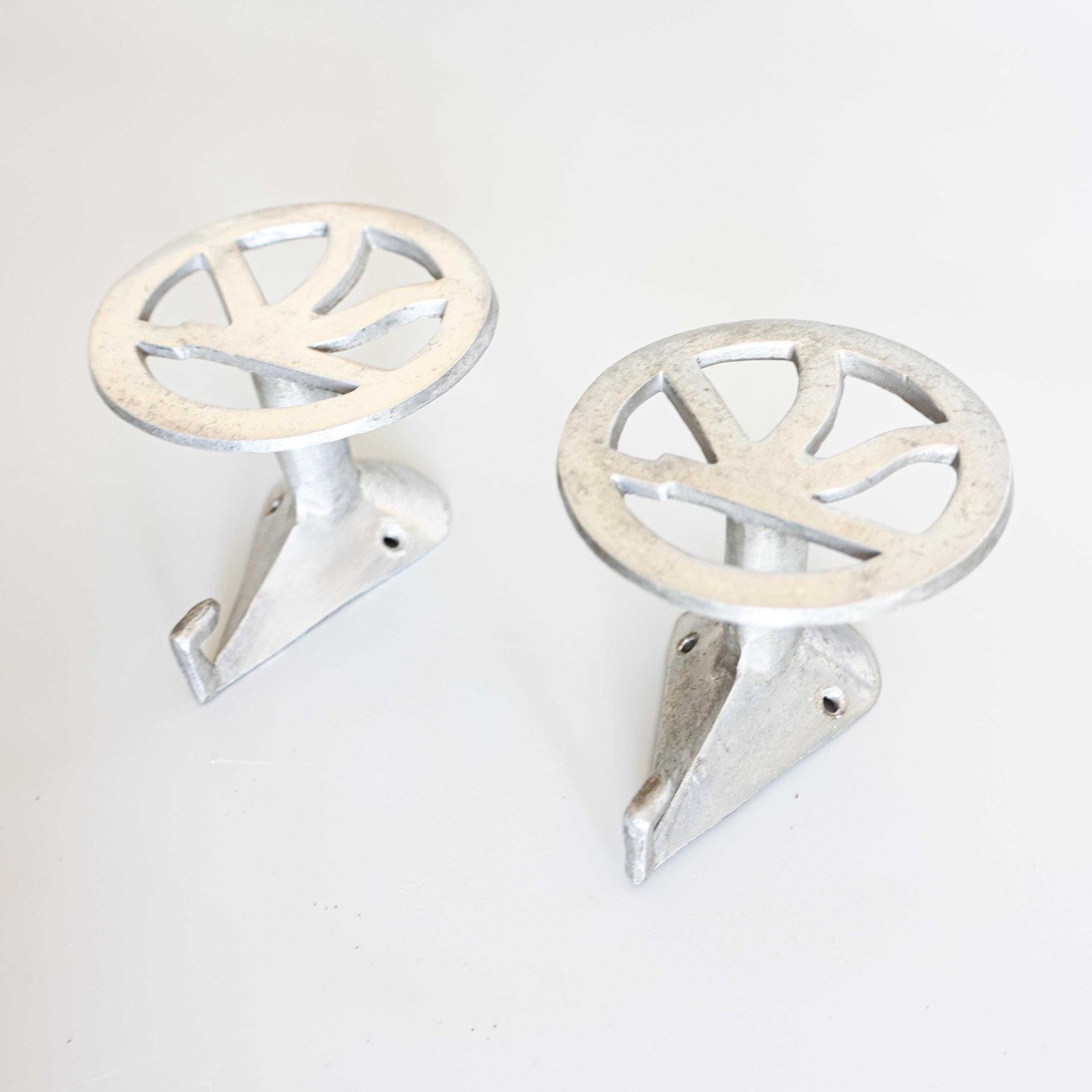 A Set Of 2 Art Deco Italian Coat Hooks, 1930s. photo 97.0