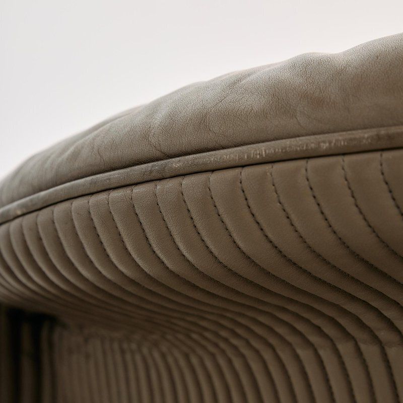 photo vinterior Aura Leather Sofa Set By Paolo Piva For Wittmann, 1980s, Set Of 3