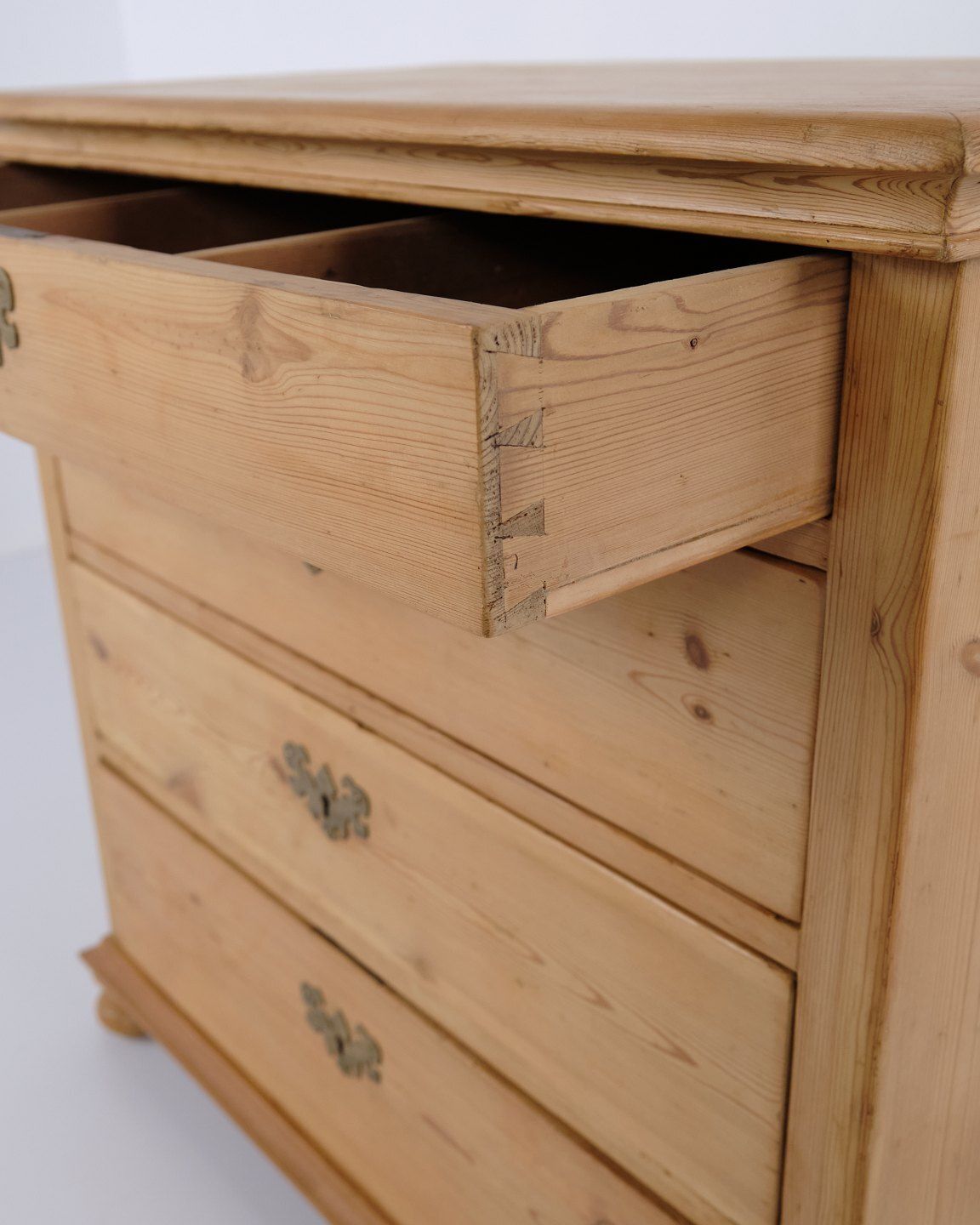 Chest Of Drawers In Solid Pine With 4 Drawers, 1920s photo buy
