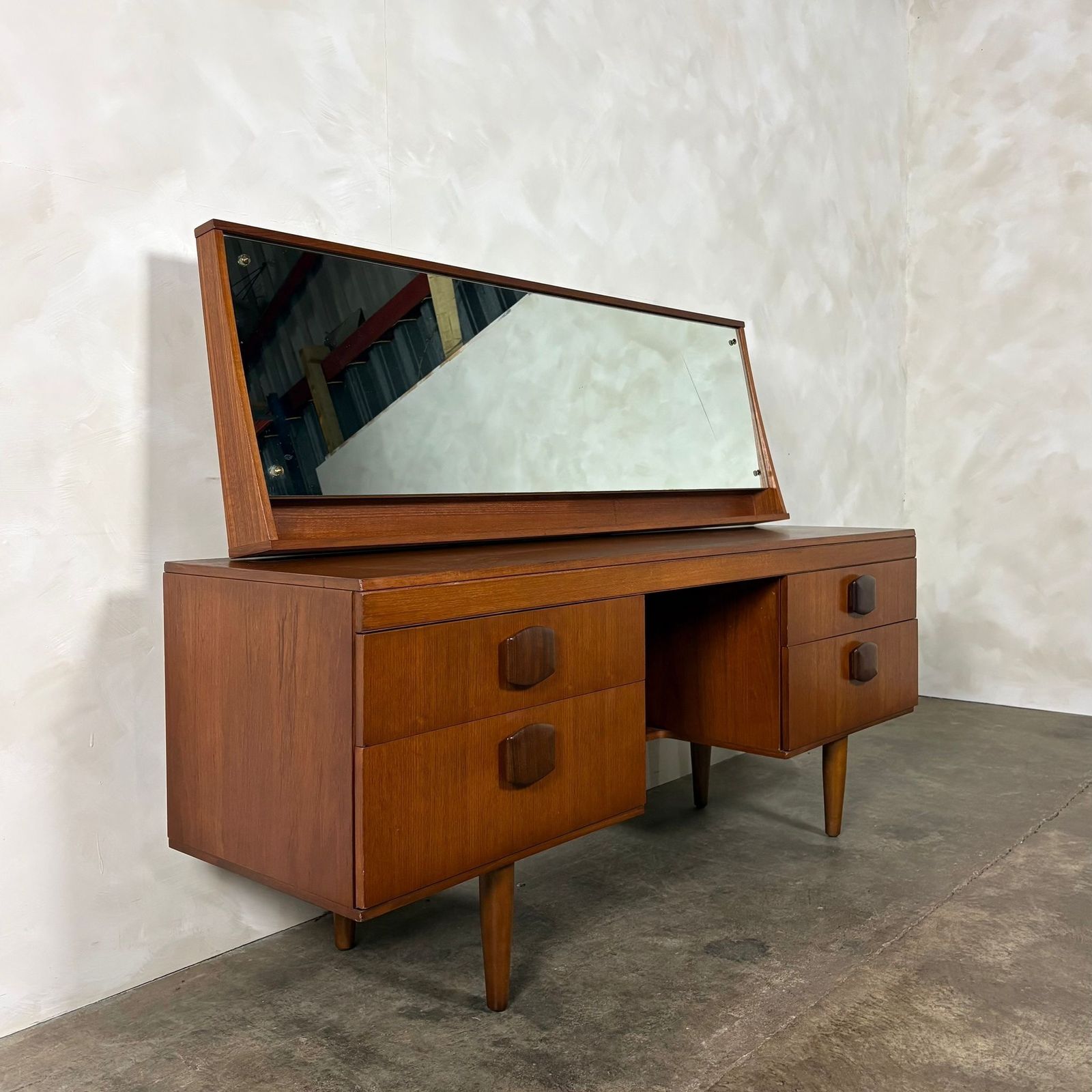 Stonehill Teak Dressing Table Mid Century Retro Mcm photo 495.0