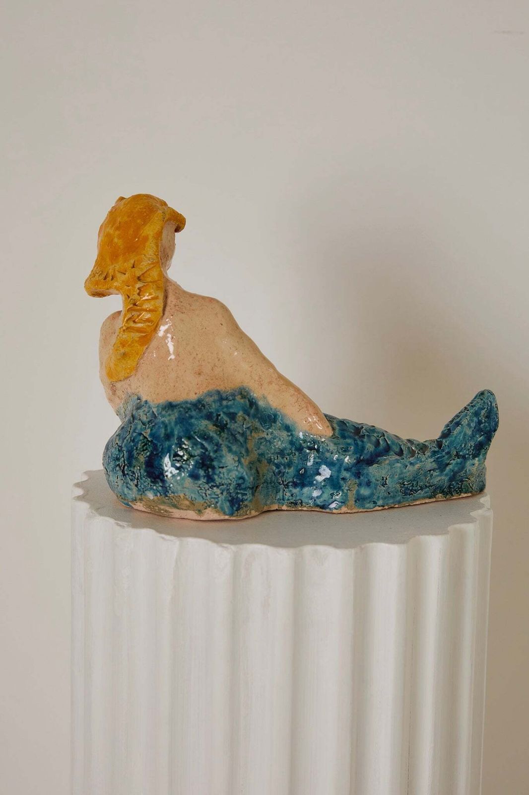 Ceramic Mermaid Statue photo Art