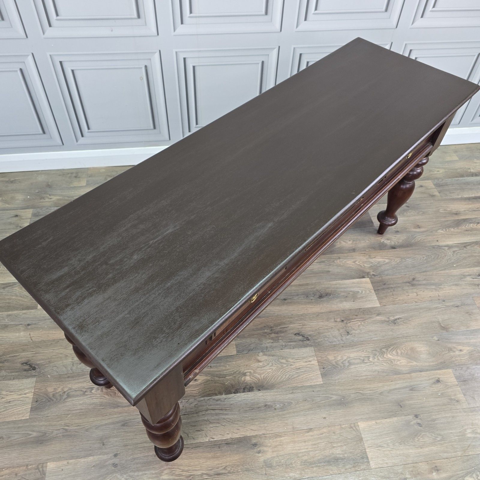 Antique Style Console Table Serving Hall Table Writing Desk Colonial Mahogany photo buy