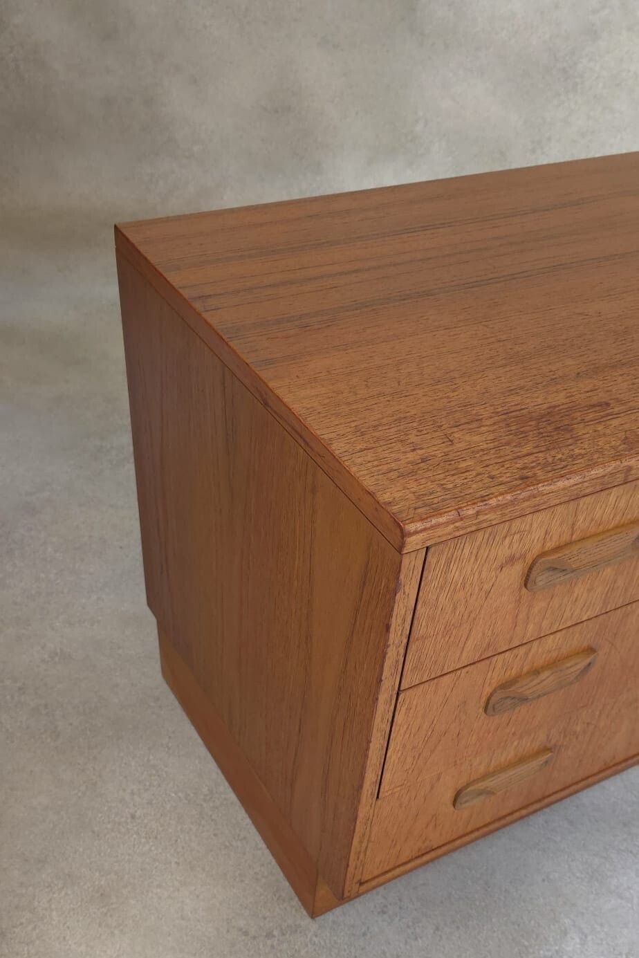 Mid Century G Plan Fresco Teak Chest Of Drawers 3 Drawer Chest photo 345.0