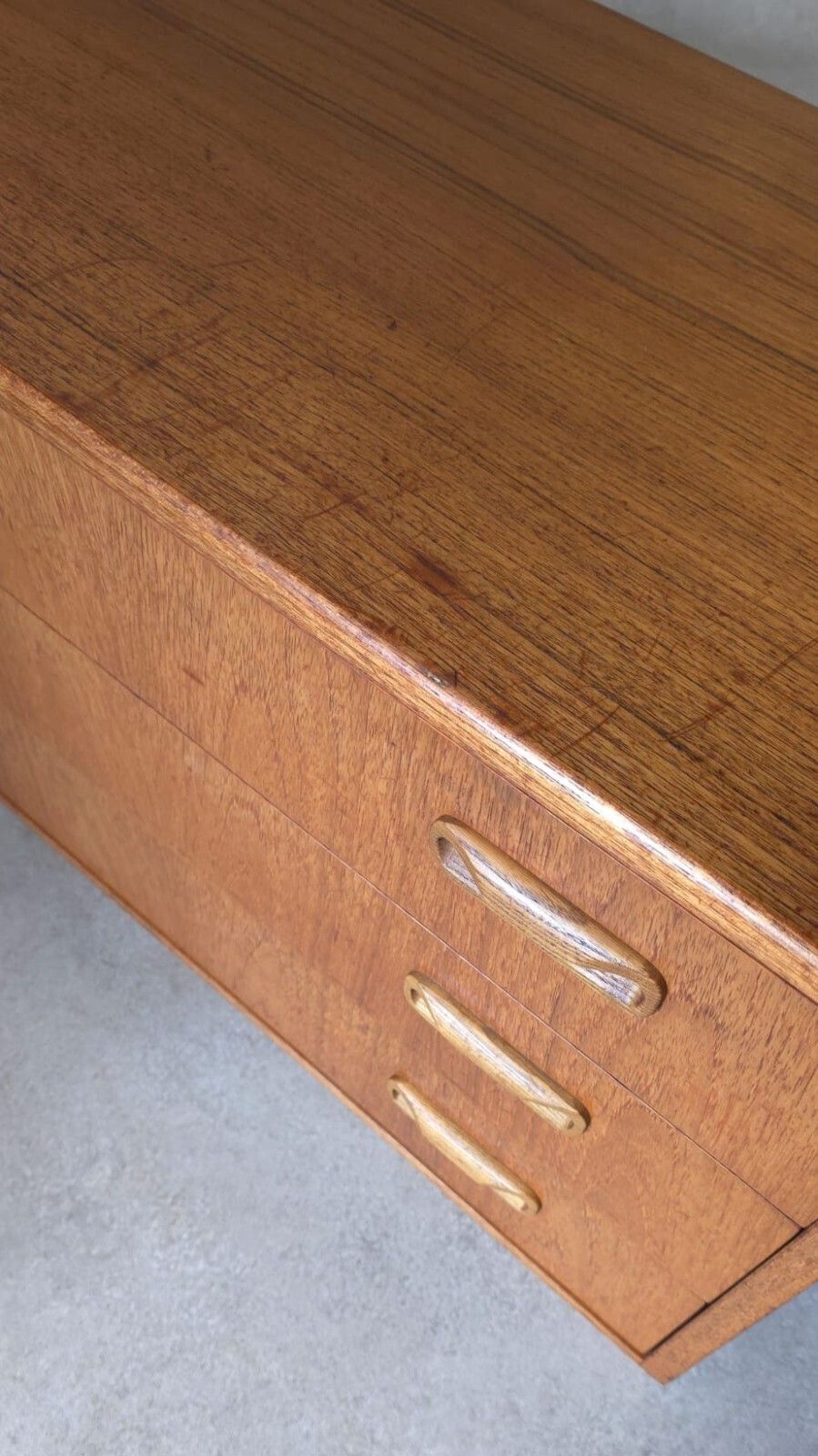 photo vinterior Mid Century G Plan Fresco Teak Chest Of Drawers 3 Drawer Chest