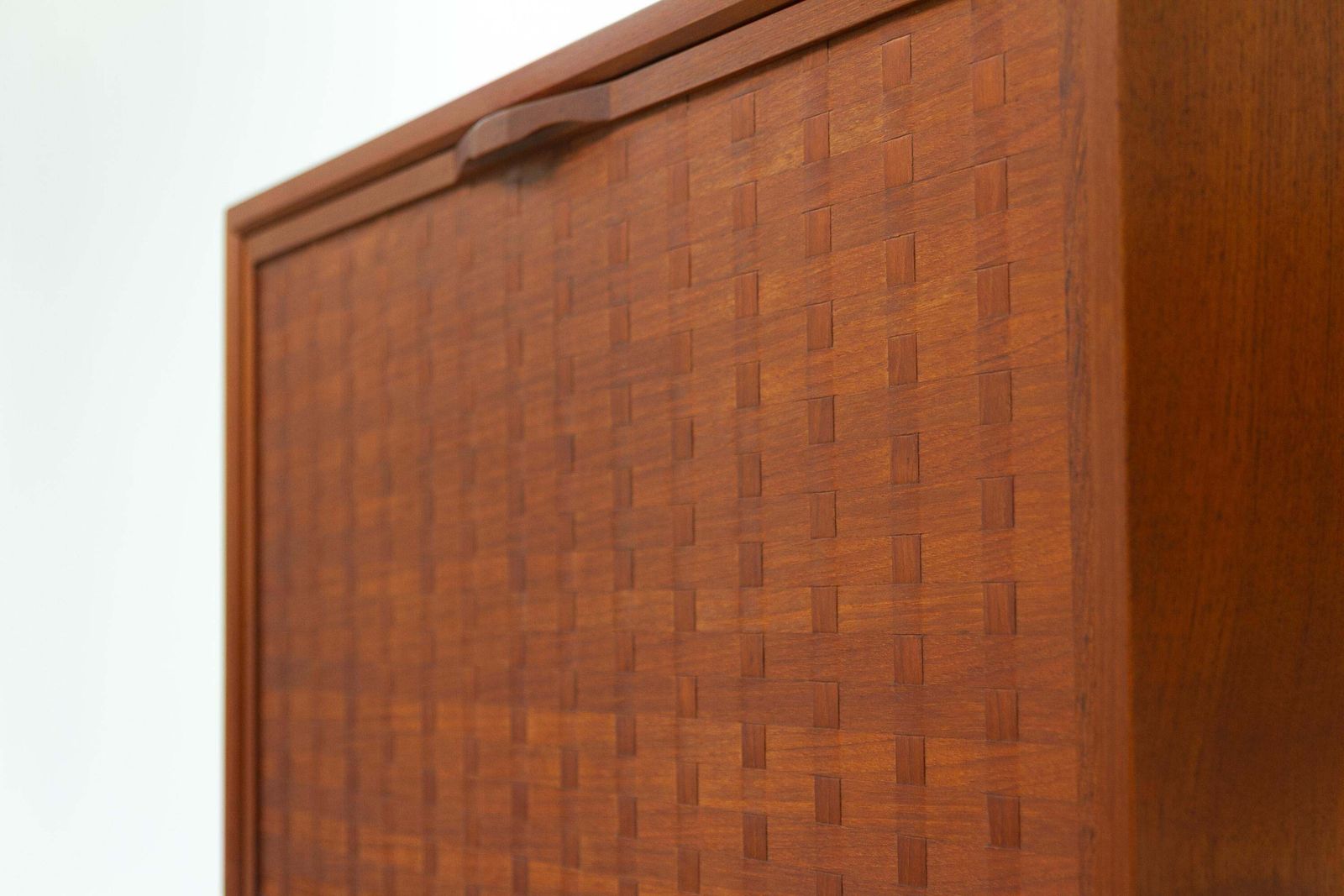 Danish Modern 3 Bay Modular Teak Wall Unit By Poul Cadovius For Cado, 1960s. photo for sale