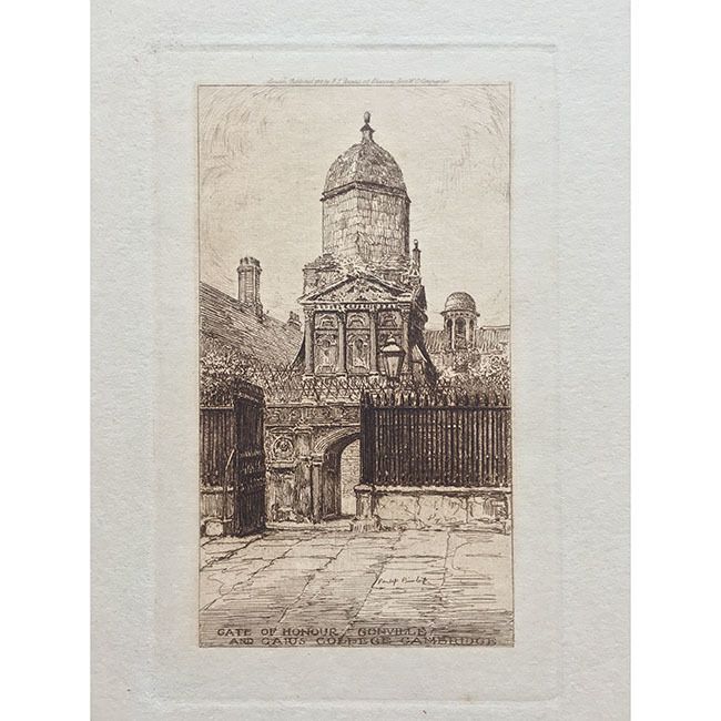 Philip Pinolot Gate Of Honour, Gonville And Caius College, Cambridge