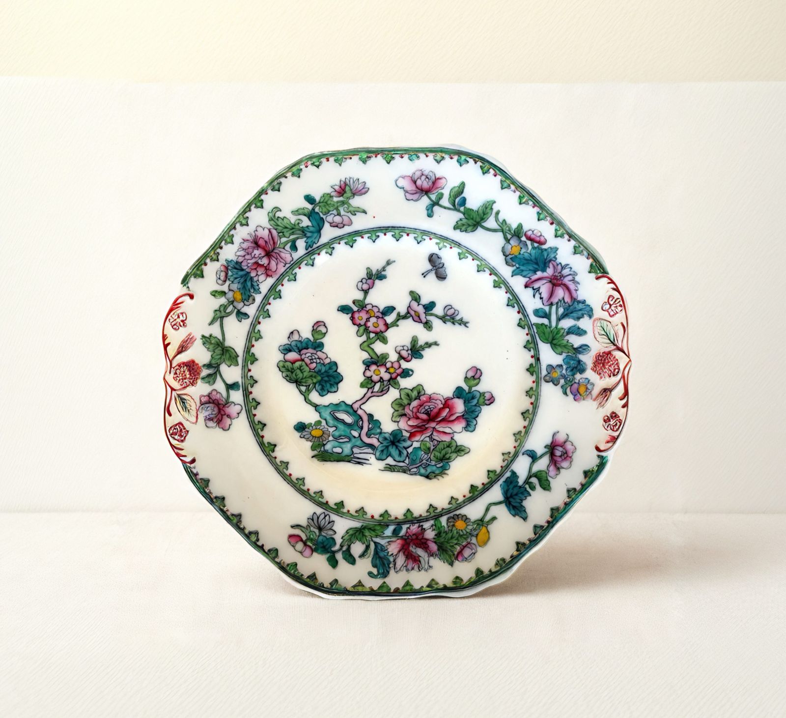 Antiek Copeland Spode Indian Tree decoratief bord, eind 19e / begin 20e eeuw