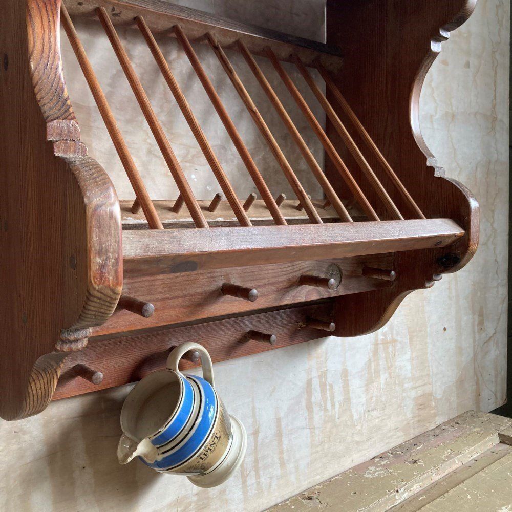 Vintage Kitchen Plate Rack, 1960s photo Furniture