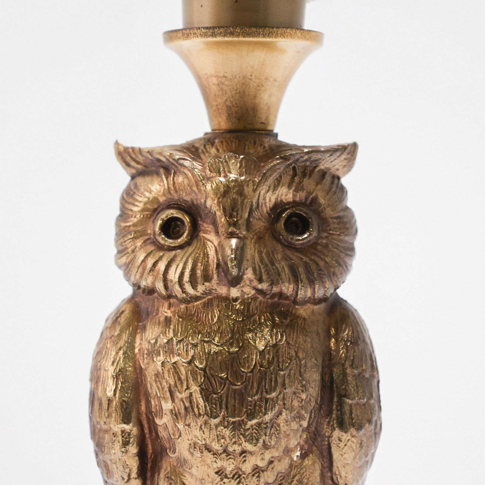 Vintage Deknudt Uil Tafellamp photo for sale