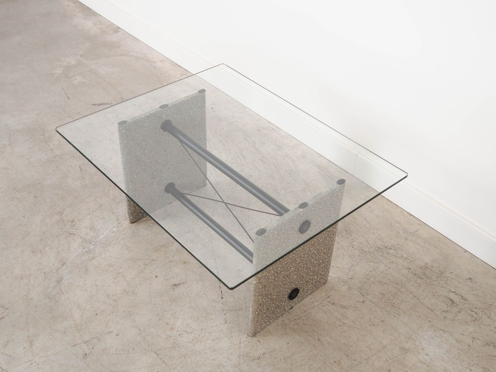Glazen Salontafel, Italiaans Design, Ca. Jaren 1960, Made In Italy photo buy