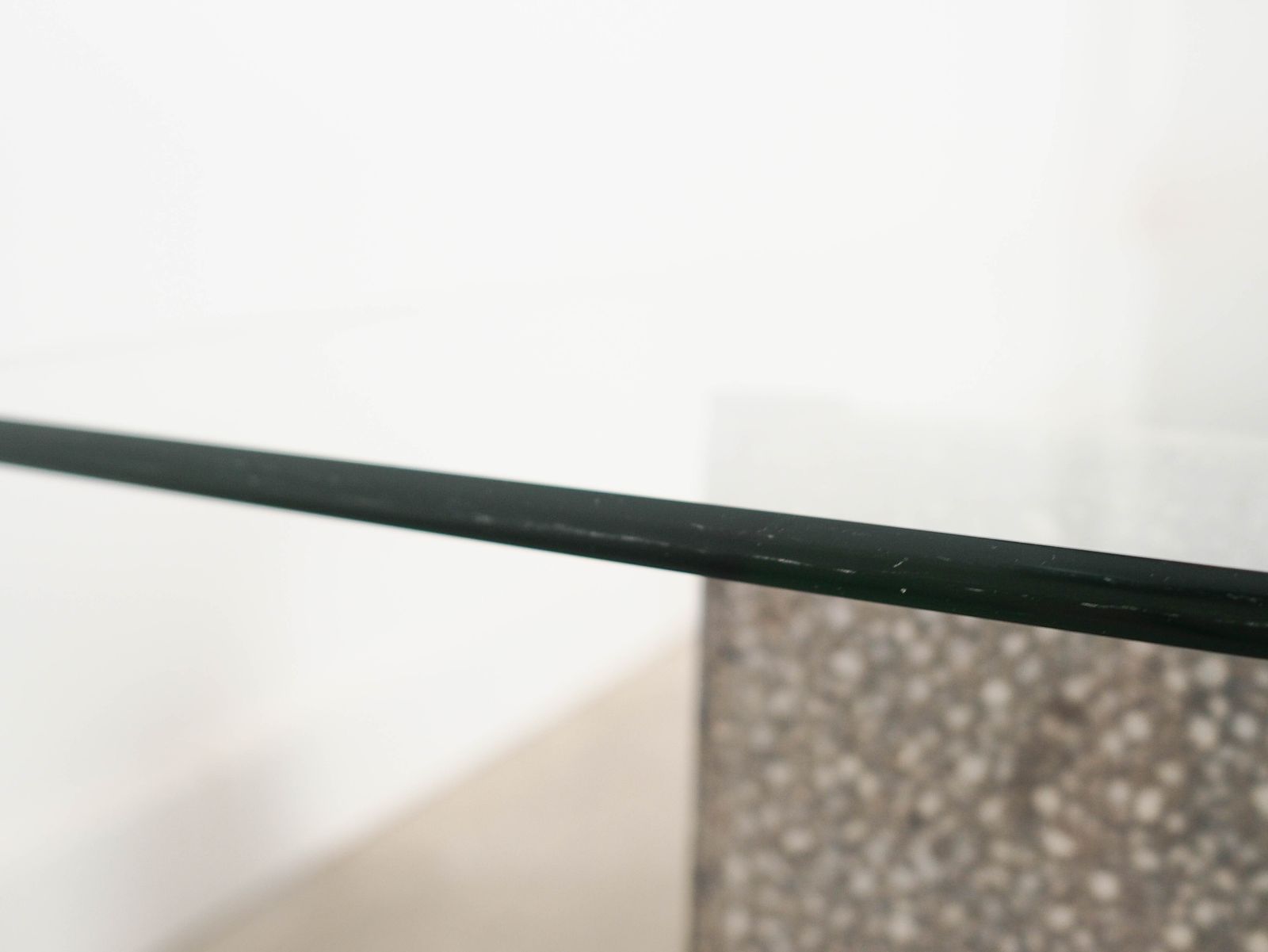Furniture Glass Coffee Table, Italian Design, 1960s, Made In Italy photo
