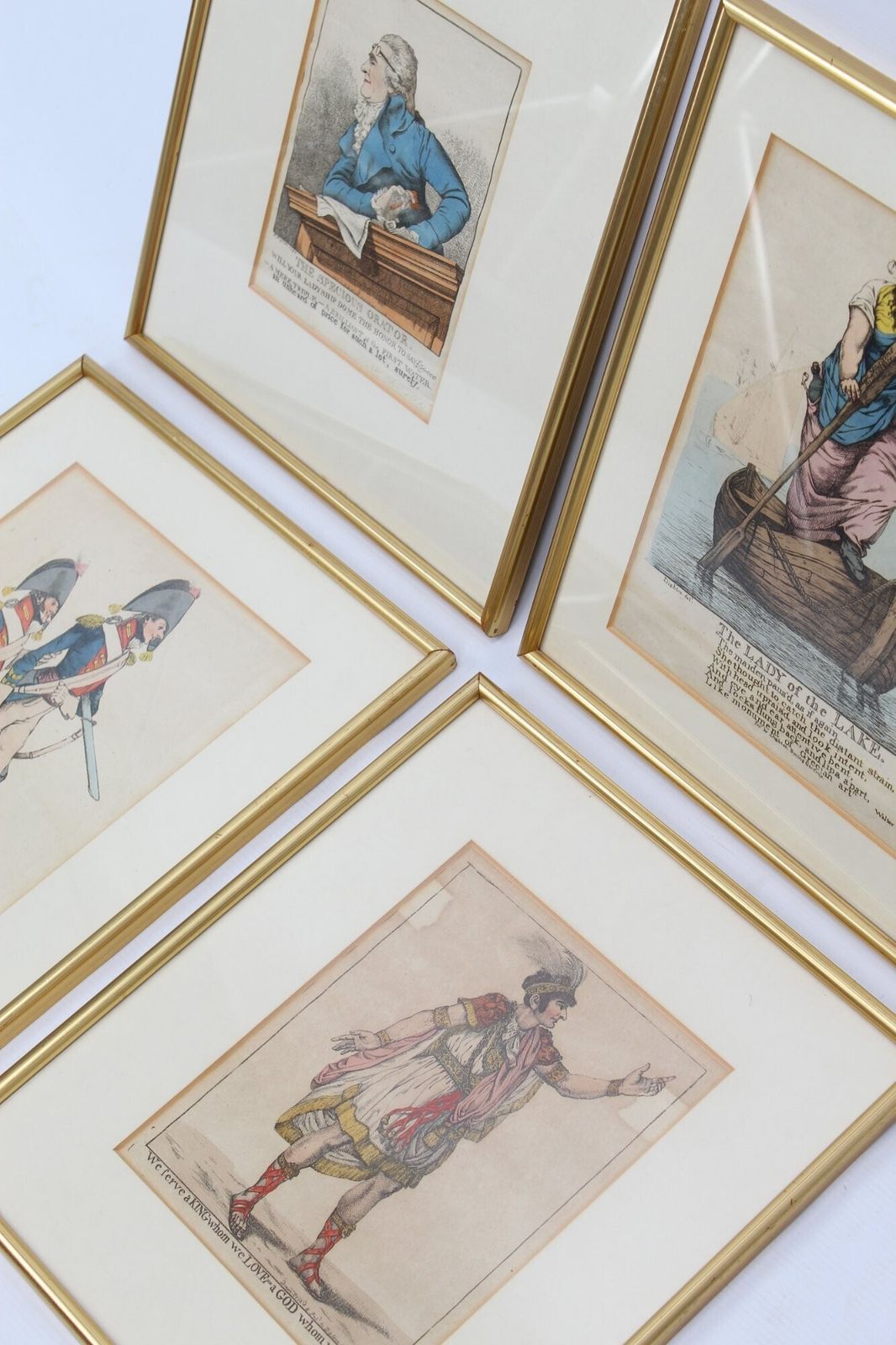 Set 4 Antique Georgian Etchings By Robert Dighton photo furniture