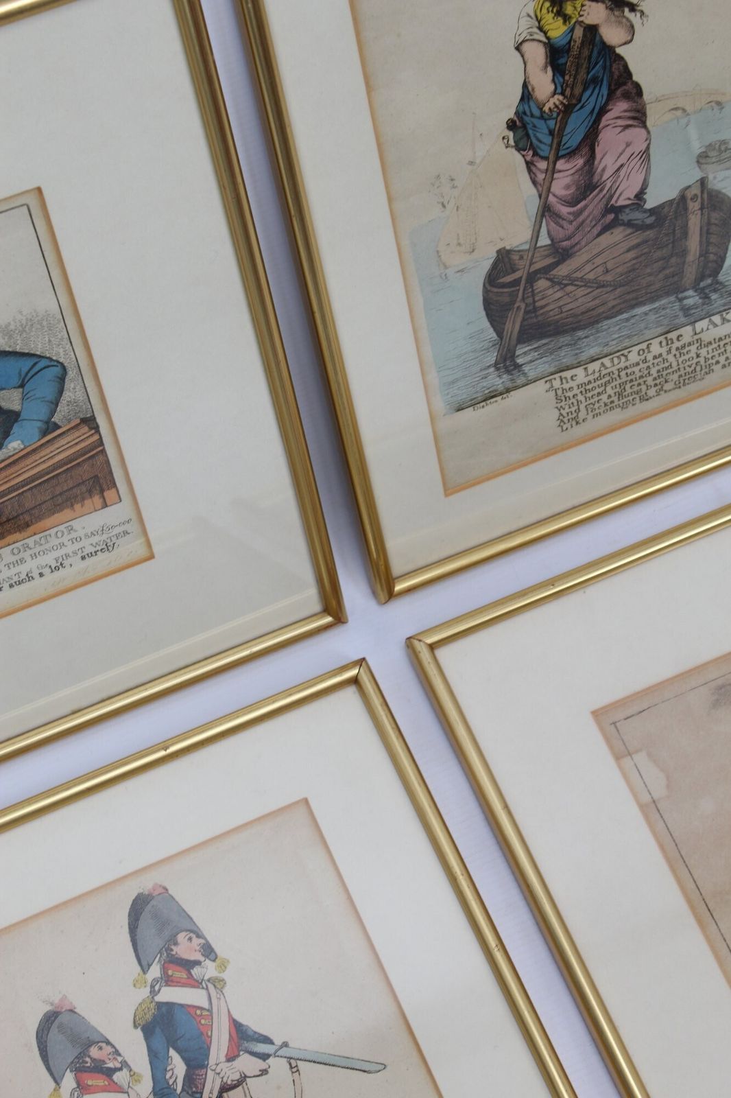 Set 4 Antique Georgian Etchings By Robert Dighton photo for sale
