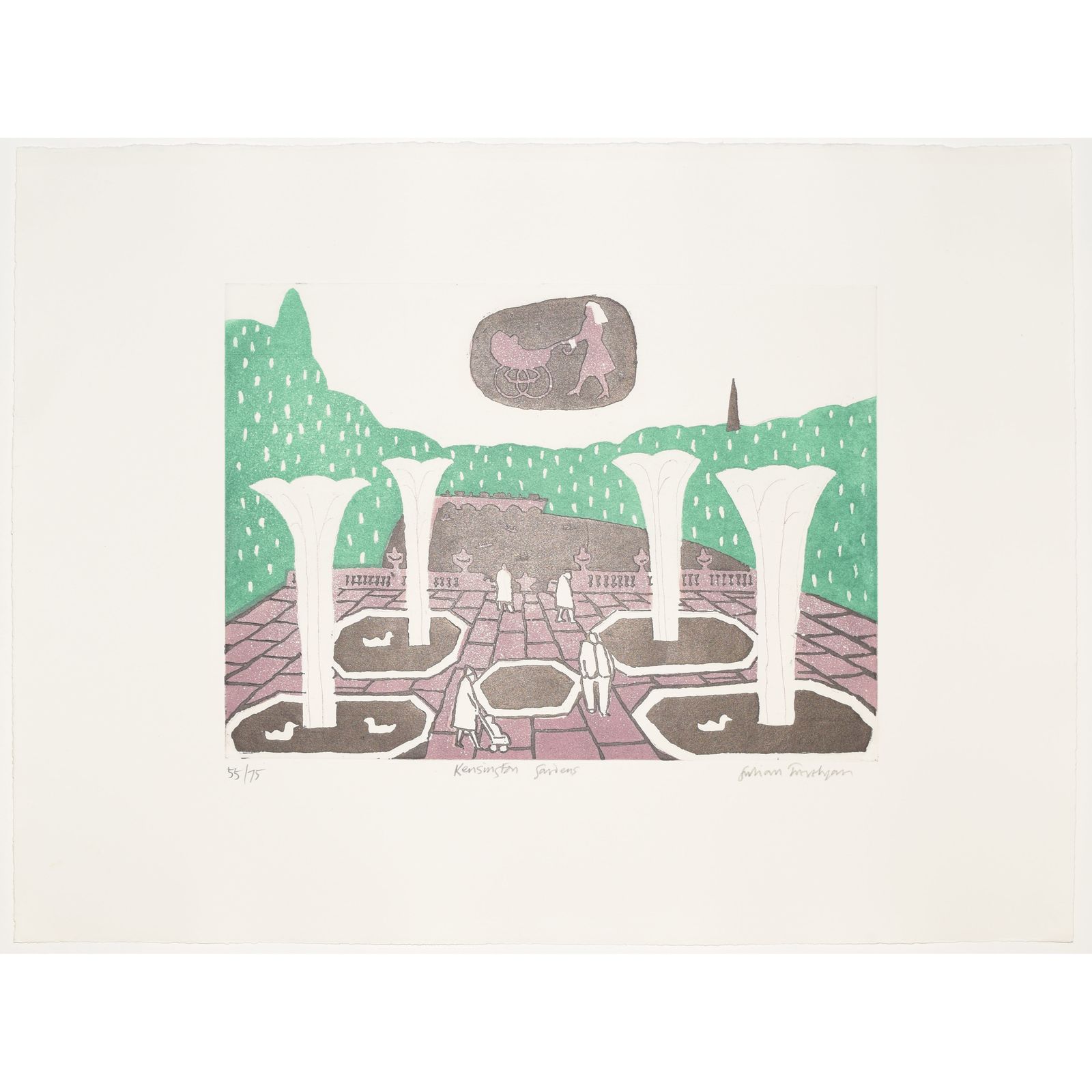 Julian Trevelyan Kensington Gardens London