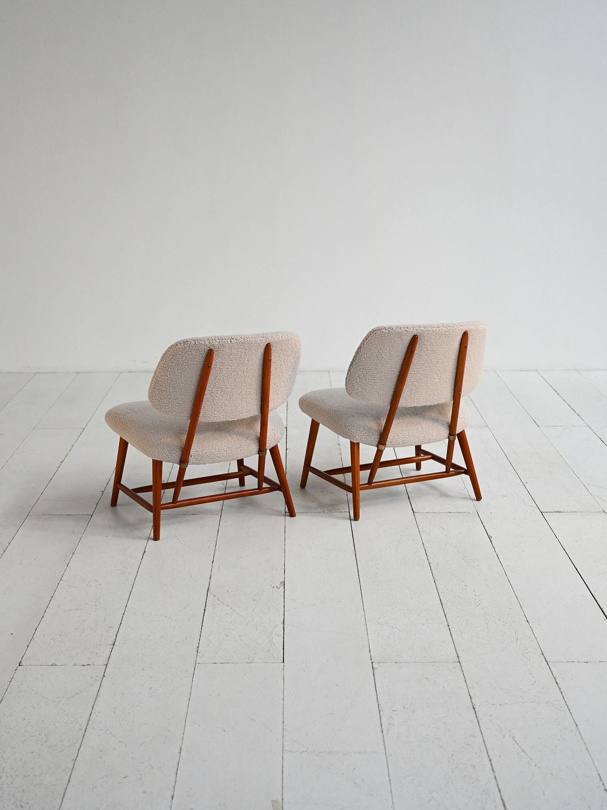 Paar "Teve" stoelen van Alf Svensson voor Ljungs Industrier, Zweden, ca. jaren 1950 photo 4550.0